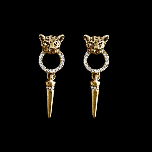 Leopard Spike Earrings